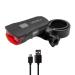 NEAN bike battery LED rear light with brake display rear light with brake light bicycle light with STVZO approval outdoor reflecting rear lamp 6 candela red