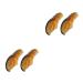 UPKOCH 4 Pcs Photo Props Toy Models Creative Fish Slice Mold Lifelike Meat Model PVC Food Props Seafood 8.5*3.8cmx2pcs