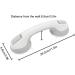 Shower Handle 12 Inch Suction Cup Handle | Bathroom Shower Handle with Strong Hold Suction Cup Bath Handle Grab for Elderly Disabled Single Attribute - Buy Online on GoSupps.com
