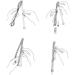 DMC Stitch Loops 10-Pack & Embroidery Floss Holder - Premium Craft Supplies for International Shipping - Buy Online on GoSupps.com