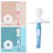 Buy Silicone Baby Toothbrush - Soft Bristles & Teether - Blue Training Toothbrush for Infants - Buy Online on GoSupps.com