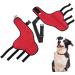 Dog Knee Brace Dog Double Rear Leg Brace with Metal Hinged Flexible Support and Reflective Seat Belts Dog Acl Brace Hind Leg|Red (S) - Buy Online on GoSupps.com