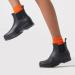 Planone Women's Short Waterproof Rain Boots - Anti-Slip Chelsea Rainboots, Comfortable Insoles, Stylish Matte Design - Black, Size 6 Wide - Buy Online on GoSupps.com