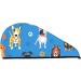 Shop Microfiber Hair Drying Cap for Curly & Thick Hair | Cute Dogs Towel Wrap - Quick Dry & Soft Absorbent - Buy Online on GoSupps.com