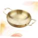 Alipis 2pcs Skillet Pan Woks and Stir Fry Pans Stainless Stock Pot for Soup Stainless Steel Dinner Plates Chinese Wok Nonstick Stovetop Wok Korean Noodle Ramen Pot Non- Italy Non Stick Size 1x2pcs Goldenx2pcs - Buy Online on GoSupps.com