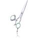 Purple Dragon 6.0 inch Swivel Thumb Japanese 440C Barber Razor Edge Salon Hair Cutting Scissor and Thinning Shear - Perfect for Professional Hair Stylist Barber Hairdresser (6 inch) - Buy Online on GoSupps.com