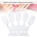 50pcs Professional Nail Color Sticks for Manicure Polish Gel Display - Transparent - Buy Online on GoSupps.com