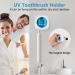 OOCOME Portable Deep UV Toothbrush Sanitizer Case Toothbrush Sanitizer Holder Organizer Case Toothbrush Cleaner Holder with Sticker free Punching for Travel and Family Use (2 Packs) - Buy Online on GoSupps.com