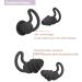 FERNIDA Reusable Silicone Noise Reduction Earplugs - Black | Ideal for Sleeping, Racing, Shooting, Traveling - Buy Online on GoSupps.com