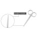 Melwey Stainless-Steel Nose Hair and Baby Nail Scissors - Blunt Safety Tips for Facial Hair, Eyelashes, and more - Buy Online on GoSupps.com