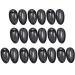 10 Pairs Black Plastic Hair Dye Earmuffs Ear Protectors Salon Hair Coloring Ear Cover Pads Caps Shields Hairdressing Professional Earmuff for Home Barber Shop Dyeing