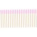 Ipetboom 20pcs Disposable Extension with Wand Bamboo Md Makeup Lengthening Eyeliner Serum for Wooden Mascara
