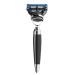 M HLE STYLO wet razor - compatible with Gillette blades - black high-grade resin