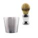 POPETPOP 2 Sets Beard Brush Set Tool Man Shaving Bowl Set Fiber Wool 7.8x7.2cmx2pcs Silverx2pcs
