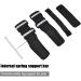 Dog Knee Brace Adjustable Dog Front Leg Brace with Metal Spring Support and Reflective Strap Dog Leg Support for Surgery Recovery Front Leg Injury|Black (M) - Buy Online on GoSupps.com