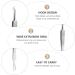 Precision Tools Pimple 3pcs Blackhead Extractor Curved Kit Stainless Pimple Remover Precision 1 count (Pack of 1) Silver - Buy Online on GoSupps.com