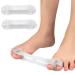 Toe Resistance Bands for Bunion Gel Bunion Corrector Big Toe Stretcher Tension Bunion Exercise Straps for Hammer Overlapping Toe Correct & Alignment 2 Pcs