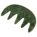 Gogogmy Jade Massagekamm Jade Massage device Massage device Body Massagicer Kamm Creator Schaber Tools Body Acupuncture Point Massage device Hutk massager Jade Craft