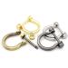 CRAFTMEMORE D-Rings Screw-in Shackle Horseshoe U Shape D Ring for 3/4 Inch Strap - 4 pcs, Brushed Brass - Ideal for DIY Leather Craft & Purse Accessories - Buy Online on GoSupps.com