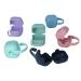 Pack of Non-Toxic Pacifier & Nipple Protector Covers - Safe Holder Containers for Babies in 6 Colors | International Shipping Available - Buy Online on GoSupps.com