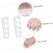 FRCOLOR Silicone Bunion Toe Spreader & Separator - 2 Pairs, Five Toe Splitter, Toe Adjuster, Stretchers for Bunions - Little Toe Protectors - White x2pcs - Buy Online on GoSupps.com