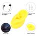 Soft Silicone Fake Ear Model - Left Human Ear Display Teaching Aid (Yellow) #713 | International Shipping Available - Buy Online on GoSupps.com