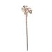 Lurrose Vintage Hair Chopsticks Hair Decor Ginkgo Leaf Retro Hairpin Hair Clip Barrette () Brown