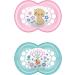 MAM Original pacifier set of 2 rubber with pacifier box 6-16 months pink Pink 2 unit