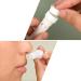12 Pcs Essential Oil Blank Nasal Inhaler Tubes Refillable Empty Plastic White Nasal Inhalers Sticks for DIY Essential Oil and Other Liquid with 12 Pcs Cotton Wicks - Buy Online on GoSupps.com