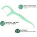 100pcs Mint Flavour Dental Floss Picks for Teeth Cleaning - Dental Floss Toothpicks - Buy Online on GoSupps.com