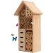 Wooden Butterfly House Safe Protective Insect House Bee Hotel Butterfly Habitat for Mason Bees Solitary Gardens Ladybugs Butterfly  - Buy Online on GoSupps.com