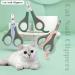 NALEINING Cat Nail Clippers Professional Pet Nail Clippers for Cats Dogs Rabbits and Guinea Pigs (Small Blue) - Buy Online on GoSupps.com