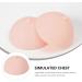 EXCEART Practice Skin Silicone Breast Plate Fake Boobs Mastectomy Prosthesis Silicone Breast Mold 3D Chest Tattoo Practical Tool for Crossdresser Transgender Costume - Buy Online on GoSupps.com