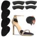 Metatarsal Pads Forefoot Cushion Pads for Women Ball of Foot Cushions for Women High Heel Pads High Heels Inserts Reduce Foot Pain No Slip Heel Grips Liners Shoe Pads for Loose Shoe (YJZD-Black)