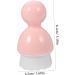 Didiseaon 1pc Cleansing Brush Face Scruber Facial Washing Brush Mineral Powder Foundation Face Brush Facial Cleaning Pad Face Scrubbers Liquid Plastic Abs Washbasin Pink Handheld - Buy Online on GoSupps.com
