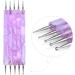 Jinlaili 5PCS Nail Dotting Pen Set - Nail Art Painting & Sculpting Tool for Manicure & Embossing - Blue - Buy Online on GoSupps.com