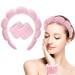 Puffy Makeup Headband Set Spa Headbands for Women Skincare Headband for Face Washing Makeup Removal Shower Facial Mask