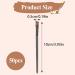 50 Pieces Disposable Angled Eyebrow Brushes - Bulk Brow Tint & Concealer Applicators for Salon & Beauty Makeup Tools - Buy Online on GoSupps.com