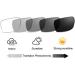 HQMGLASSES Smart Multifocal Photochromic Reading Glasses | Women's Progressive Oval Frames | Diopters +1.0 to +3.0 | International Shipping Available - Buy Online on GoSupps.com