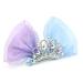 Hot&Sattion 2 Pack Crown Shaped Bow Hair Clips for Girls - Sparkly Metal Snap Barrettes for Kids - Cute Hair Styling Accessories - Buy Online on GoSupps.com
