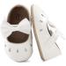 LACOFIA Baby Girls Anti-Slip First Walking Shoes | Infant Bowknot Mary Jane Princess Party Shoes 6-12 Months - White - Buy Online on GoSupps.com