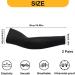 DDKY UV Protective Arm Sleeves - 2 Pairs for Men & Women | Summer Outdoor Clothing - Buy Online on GoSupps.com
