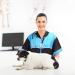 Noverlife Pet Grooming Jacket | Medium Size Lightweight Smock for Dog Cat Grooming | Hair Repellent Shirt Style Workwear - Buy Online on GoSupps.com