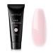 Rstyle poly nail gel 80 ml pink art acrylic gel for nails UV/LED nail polish gel for professional manicure repair nail extension nail strengthening nail art decoration natural look nude