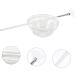 SKISUNO Beauty Facial Masks Brush Bowl Fan Applicator for Peel Makeup Cosmetic Spatula Beauty Salon Brush Butters Facial Mask Brush Body Skin Care White Aluminum Foundation Brush - Buy Online on GoSupps.com