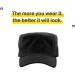 X-Large Black Military Style Cadet Army Cap with STASH Pocket - Everyday Hat - Buy Online on GoSupps.com