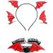 xbiez Girls Hair Clips Gothic Halloween Cosplay Devil Wing Hairpin Headband Punk Hair Jewelry Unique Black Headwear 4 - Buy Online on GoSupps.com