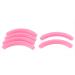 uxcell 6 Pcs Pink Elastic Rubber Refill Makeup Eyelash Curler Pad for Lady