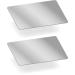 Magati Handpiegel - double -sided ultra -laches compact mirror made of plastic for wallets and bags small cosmetic mirror make -up mirror 8x4.5cm 2 pieces 8x4.5cm 2 Series