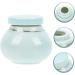 minkissy Storage Bottle Cans Food Container Food Storage Jar Mini Jars Loose Tea Jar Powder Jar Pot Containers Candle Ceramic Mini Cream Jar Ceramics Travel Cosmetic Powder Can 6x5.5cm Blue - Buy Online on GoSupps.com